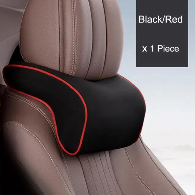 Memory Foam 3 шт набор Автомобильная Подушка подголовник подушка для спины защита шеи шейного позвонка Авто поддержка поясницы - Цвет: As picture