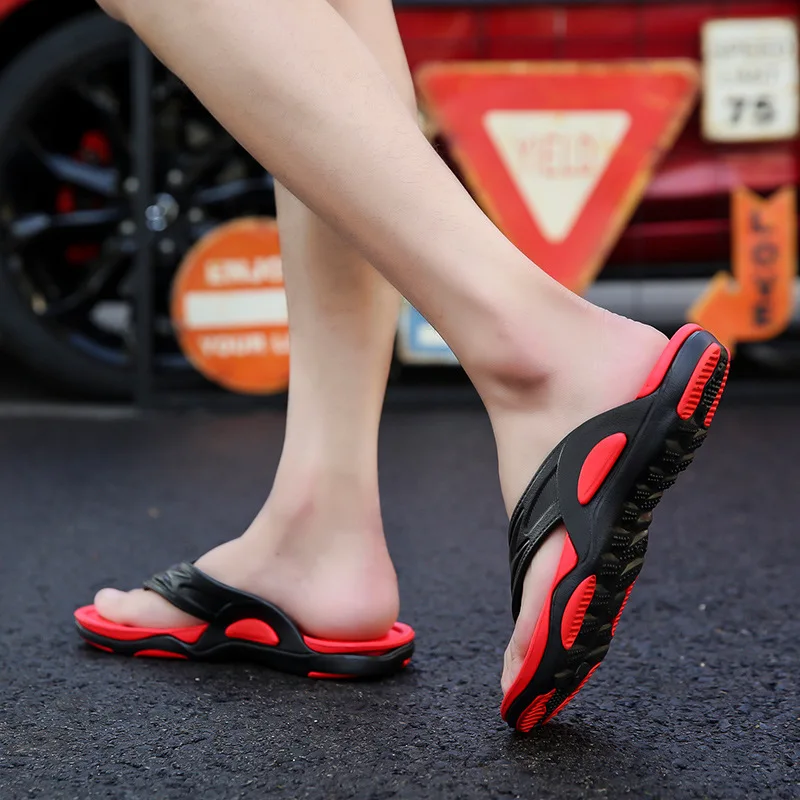

Summer Anti-slip Flip-flop Sandals Summer Korean-style Cool Flip-flops Men Beach Sandals Men's 18003