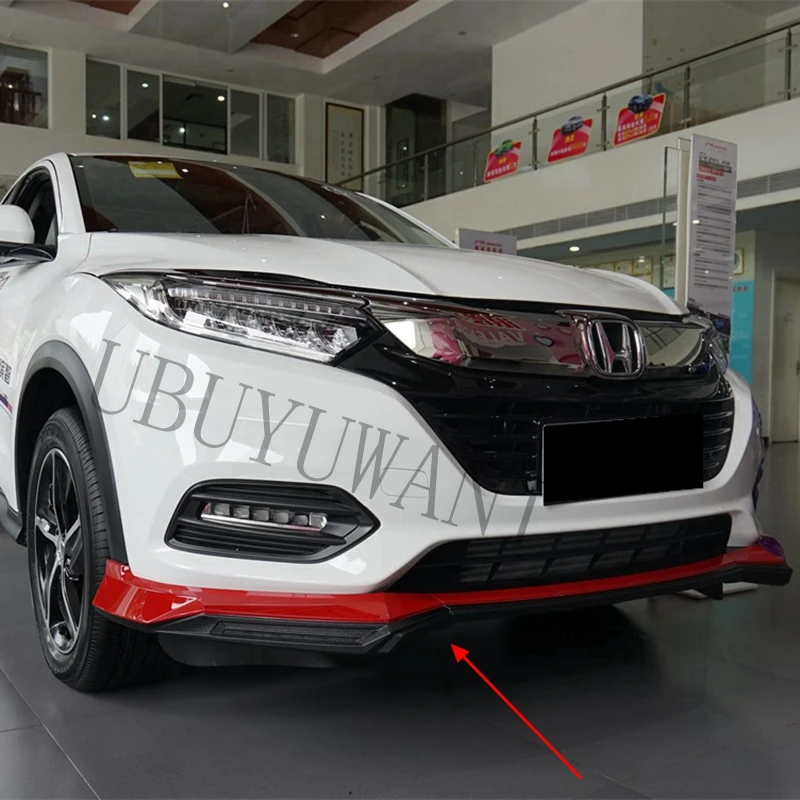 Для Honda HRV VEZEL задний и передний спойлер автомобильный диффузор Бампер протектор украшение опорная пластина бампер крышка