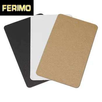 

200Pcs/ Lot 6*10cm Thick Retro Blank Kraft Paper DIY Bookmark Stationery Card Postcard Wedding Gift Greeting Craft Paper Cards