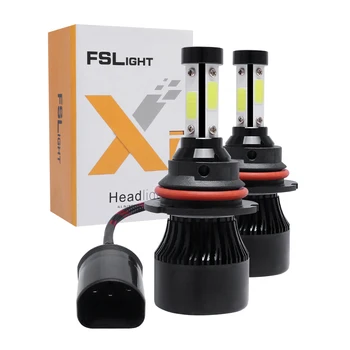 

White LED Headlight Replacement Waterproof 6000K Built-in Car Rainproof