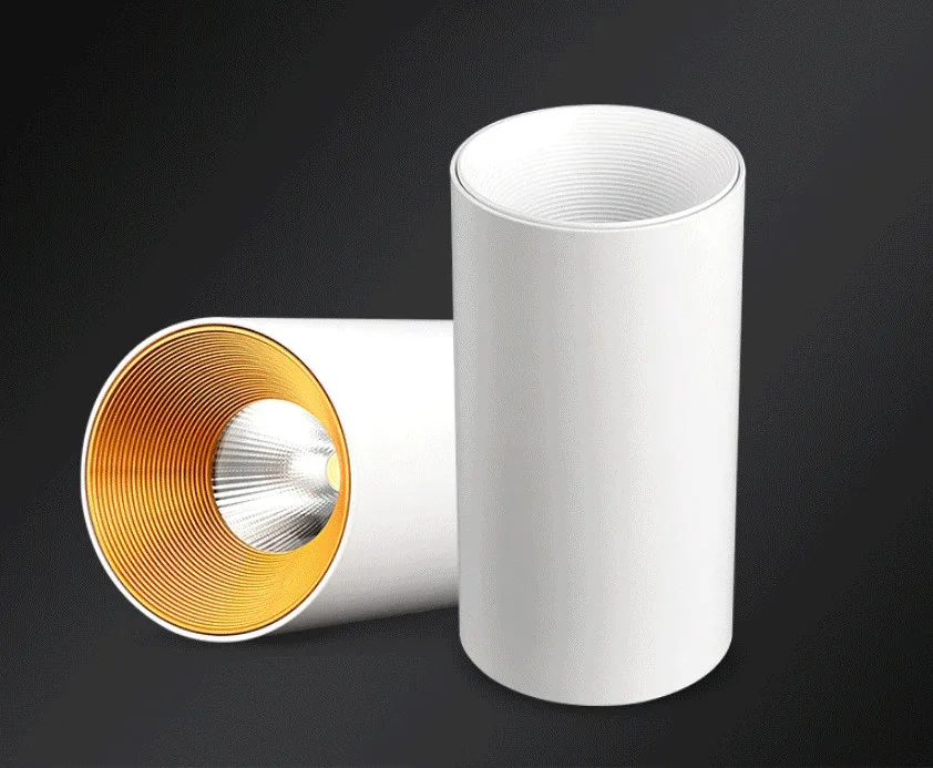 射灯-厂家直销COB明装筒灯led餐饮射灯客厅服装店背景墙过道吸顶天花灯-射灯尽_08