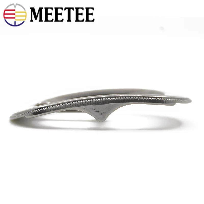 Meetee 2/5 шт. модные Для мужчин металлические пряжки ремня контактный пряжки для ремня 32-33 мм ремень на голову DIY Кожа Craft аппаратные средства джинсы аксессуары
