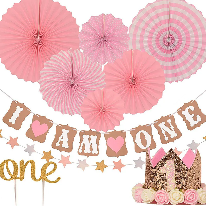 

Newly Children Party Decorations Baby 1 Year Old Birthday Balloon Set XSD88