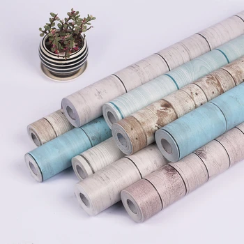 

Home Decoration Wood grain wall sticker 10m x 45cm Large floor sticker easy to clean removable wood peel-and-stick wallpaper