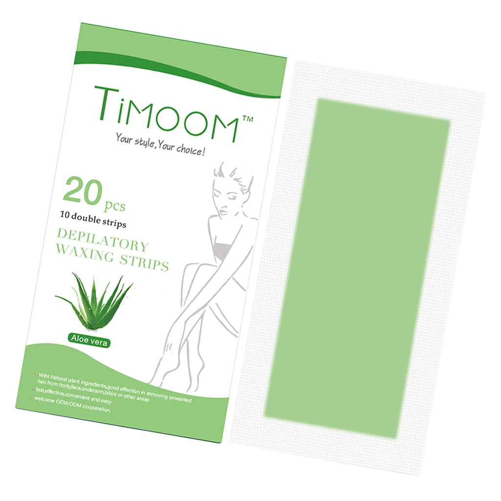 20x Wax Strips Hair Remover Face Arm Legs Ready To Use Quick Easy Finishing