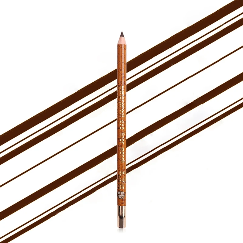 Waterproof Sweatproof Lasting No Makeup Brown Eyeliner Easy To Color Makeup Brown Eyeliner