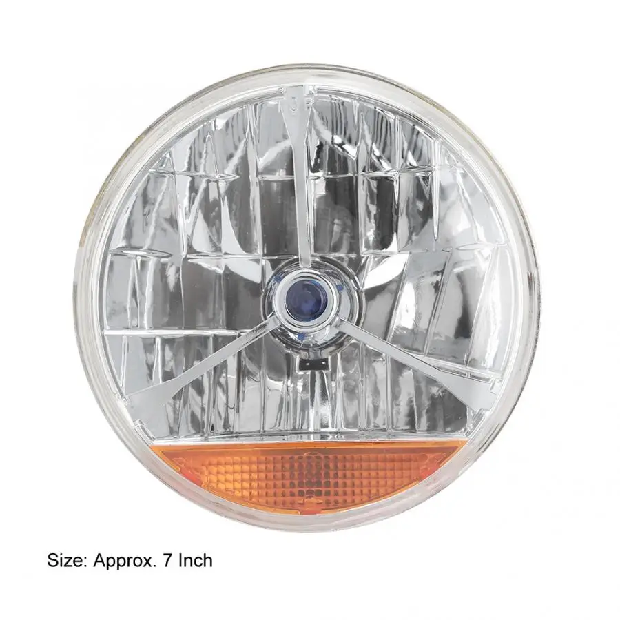 1 пара ABS 7 дюймов, голубое платье в горошек и с H4 Лампа фара 12V 60/55W подходит для Chevrolet Ford для мотоцикла