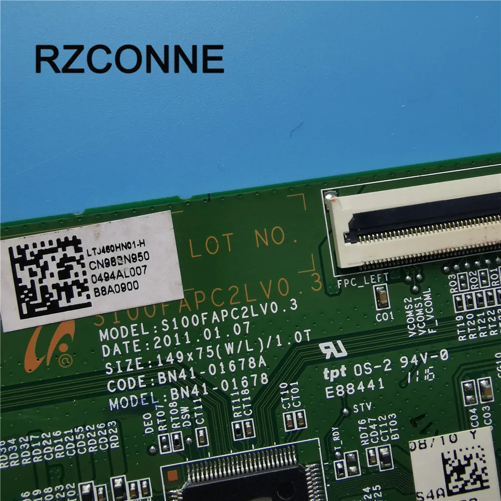 Плата T con для Samsung UA40D5000PR UA46D6600WJ UA46D5000PR логическая плата материнская BN41 01678A