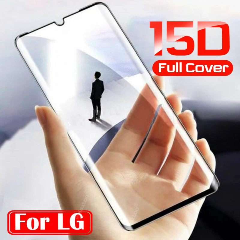 15d защитного стекла для lg g6 g8 g7 v40 v50 v30 v20 k40 k50 q6 q60 стеклянная защитная пленка на g 6 8 7 v 30 20 k 40 50 телефон, экранная пленка