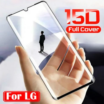 Перейти на Алиэкспресс и купить 15d защитного стекла для lg g6 g8 g7 v40 v50 v30 v20 k40 k50 q6 q60 стеклянная защитная пленка на g 6 8 7 v 30 20 k 40 50 телефон, экранная пленка
