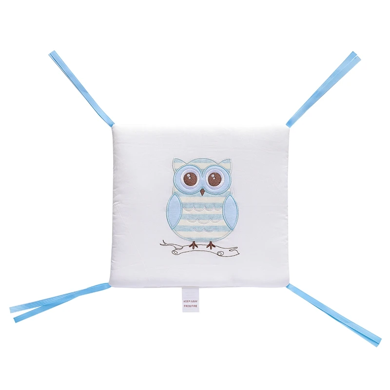 6pcs/set Cotton Baby Bed Cushions Cartoon Crib Bumpers Collision Baby Crib Protector Breathable Newborn Bumper Baby Bedding Set
