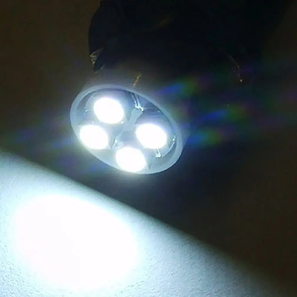 Автомобильный светодиодный светильник T10 3528 4smd ширина небольшой W5w приборная
