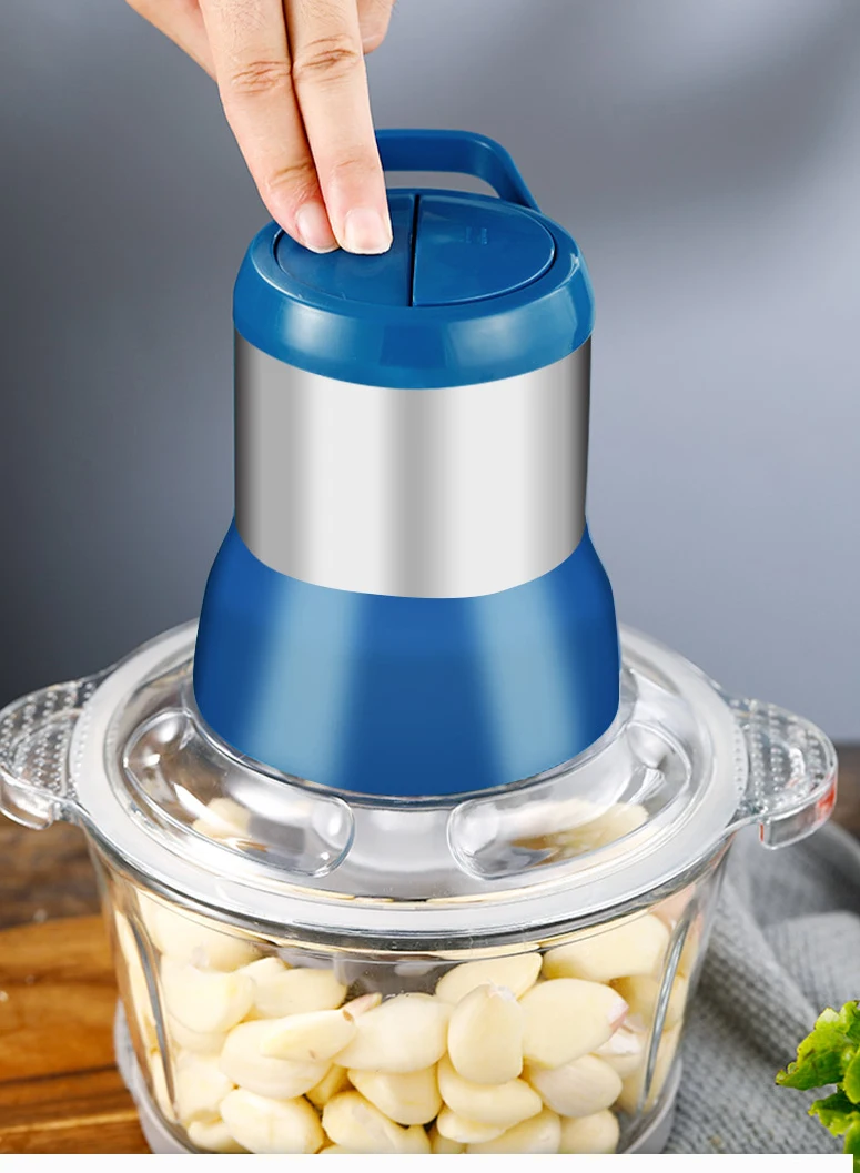 Description Picture 5 of itemHousehold Garlic Peeling Machine Mult-functional Garlic Pepper Chopped Blender Electric  Meat Grinder  Food Processor