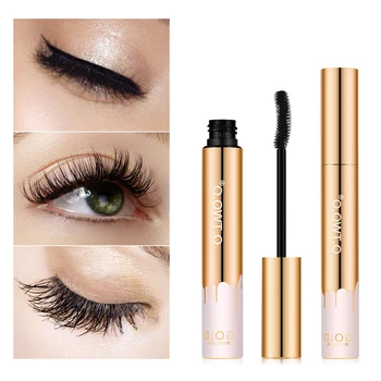 

O.TWO.O 3D Mascara Lengthening Black Lash Eyelash Extension Eye Lashes Brush Beauty Makeup Long-wearing Gold Color Mascara