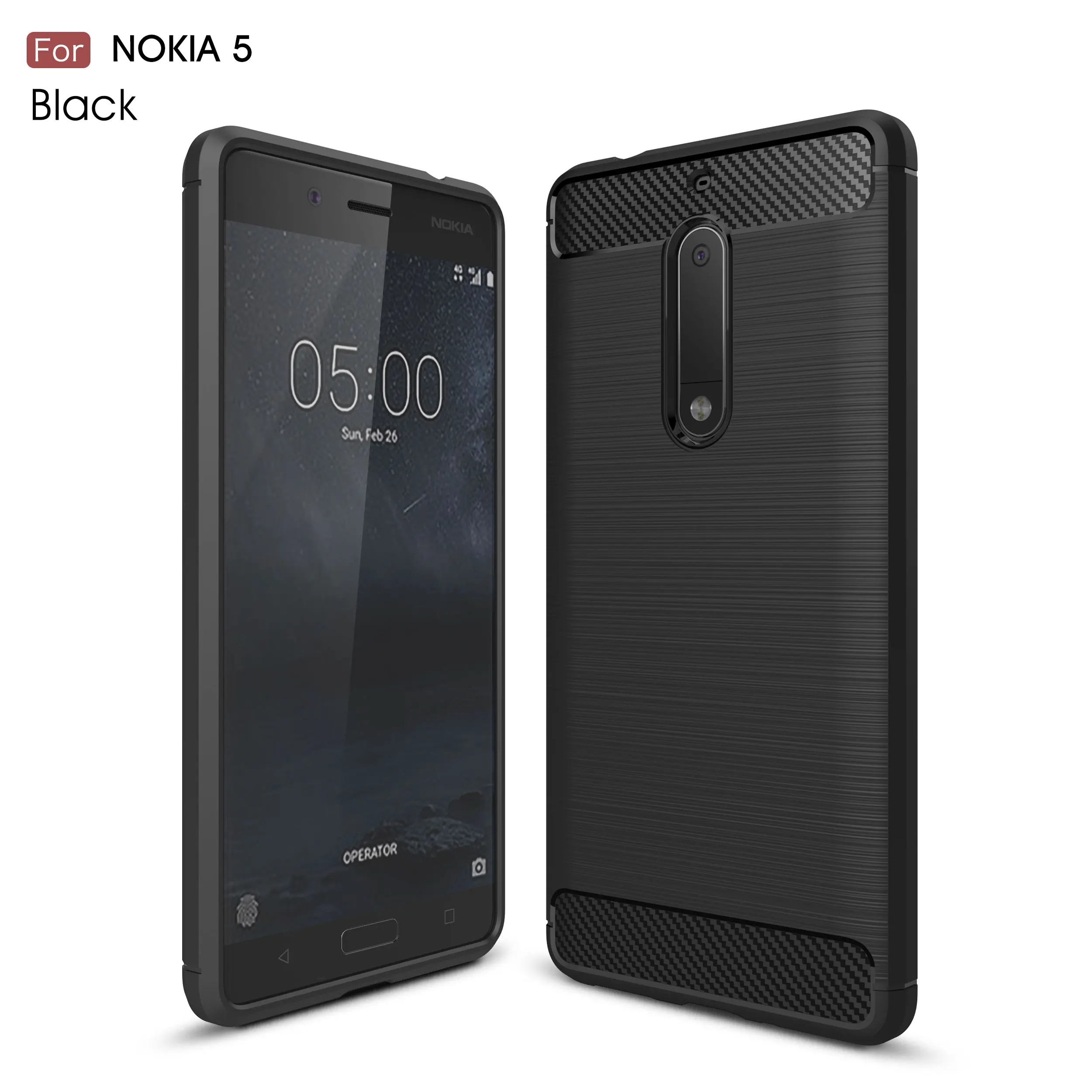 Carbon Fiber Cover 360 Full Protection Phone Case For Nokia 5.1 X5 7.1 X7 8.1 3.1 9 4.2 1 X71 3.2 2.2 7.2 6.2 Pureview Plus | Мобильные