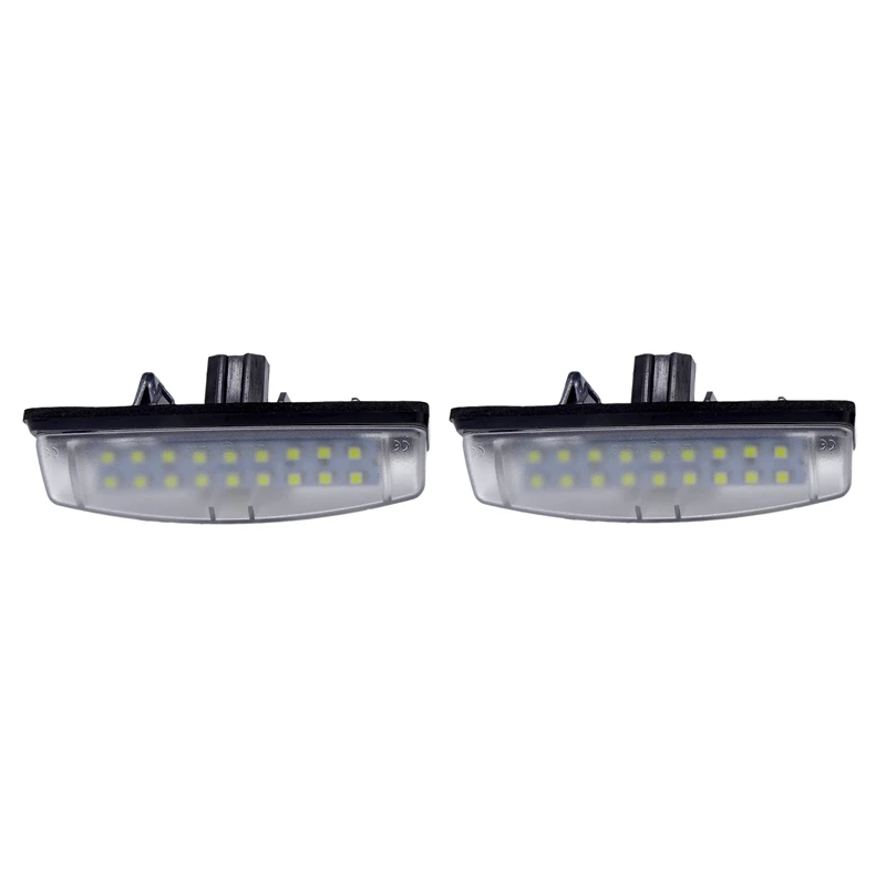 

2 Pcs LED License Plate Number Lights Lamp for MITSUBISHI Grandis Colt plus For Toyota Camry/Aurion Avensis Verso Echo Prius