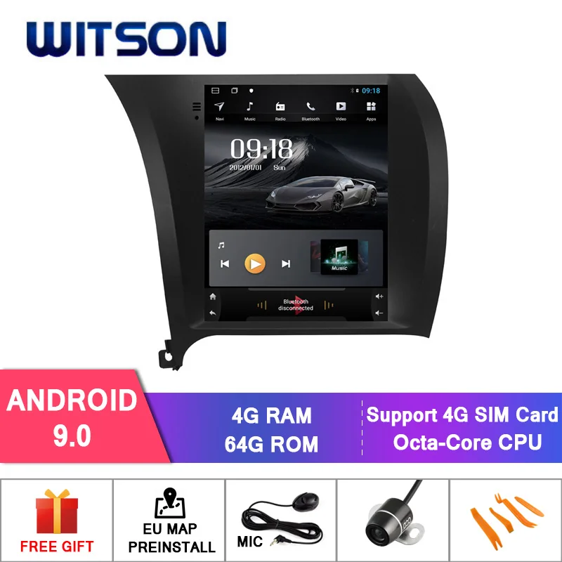 Автомобильный dvd-плеер WITSON с вертикальным экраном на Android GPS ДЛЯ KIA K3 2012-2015 4 Гб ОЗУ +