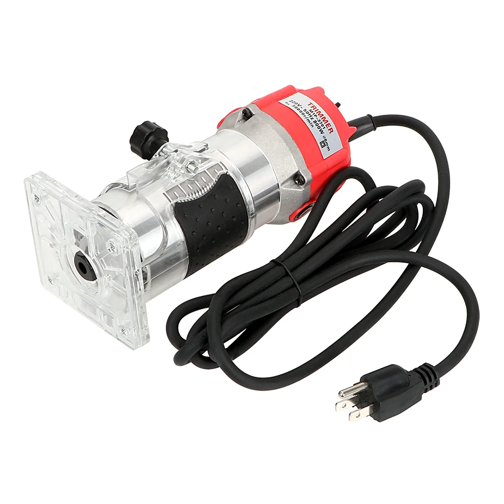 NICEYARD инструмент для маршрутизатора для деревообработки 220V 30000RPM 800W электрический ручной триммер сверлильный инструмент Деревообработка 1/4 ''деревянный триммер роутера