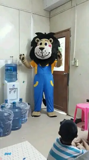 Король Лев талисман костюм маскарадный костюм животное косплей костюм косплей тема Mascotte карнавальный персонаж костюм подарок на Хэллоуин