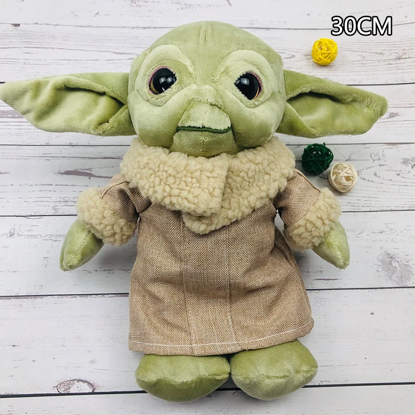 New 11-34cm baby yoda plush Spot Toy Master Yoda Plush Pendants Soft Stuffed Animals Dolls Keychains birthday gift for kid child