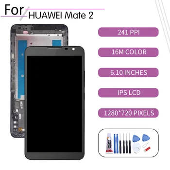 

6.1"Original For Huawei Mate2 LCD Touch Screen Digitizer Assembly For Huawei Mate2 Display withFrame Replacement MT2-L01 MT2-L03