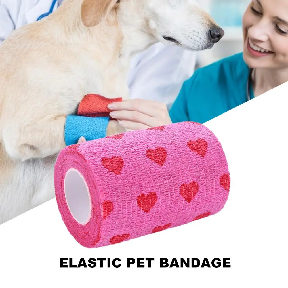 Title 8, Self-adhesive Elastic Bandage for Pet Dog Cat B...