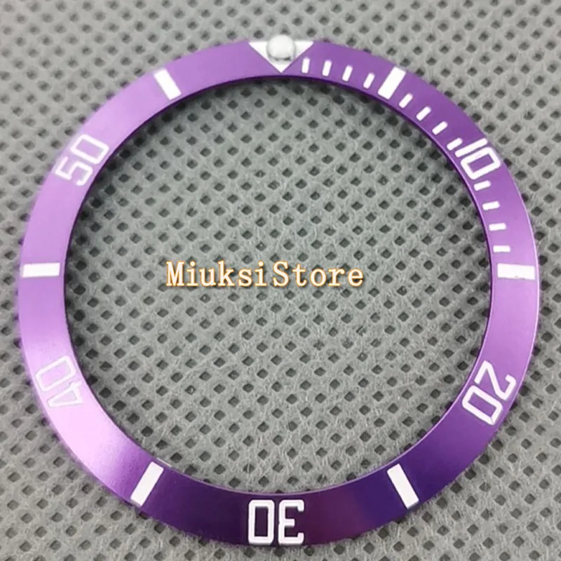 Watch Dial Accessories Watch Face Accessories 38mm Titanium Ceramic Bezel Ring fit 40mm Watch