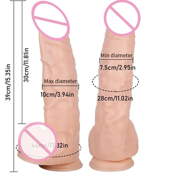 GaGu 39*10cm Giant Huge Dildo Super Big Dick With Suction Cup Anal Butt Plug Large Dong Realistic Long Penis Sex Toys For Women 2