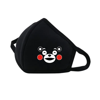 

Cut cartoon Kumamon masks Mouth Face Mask Dustproof Breathable Protective Cover Masks Respiratory Reusable Care mask