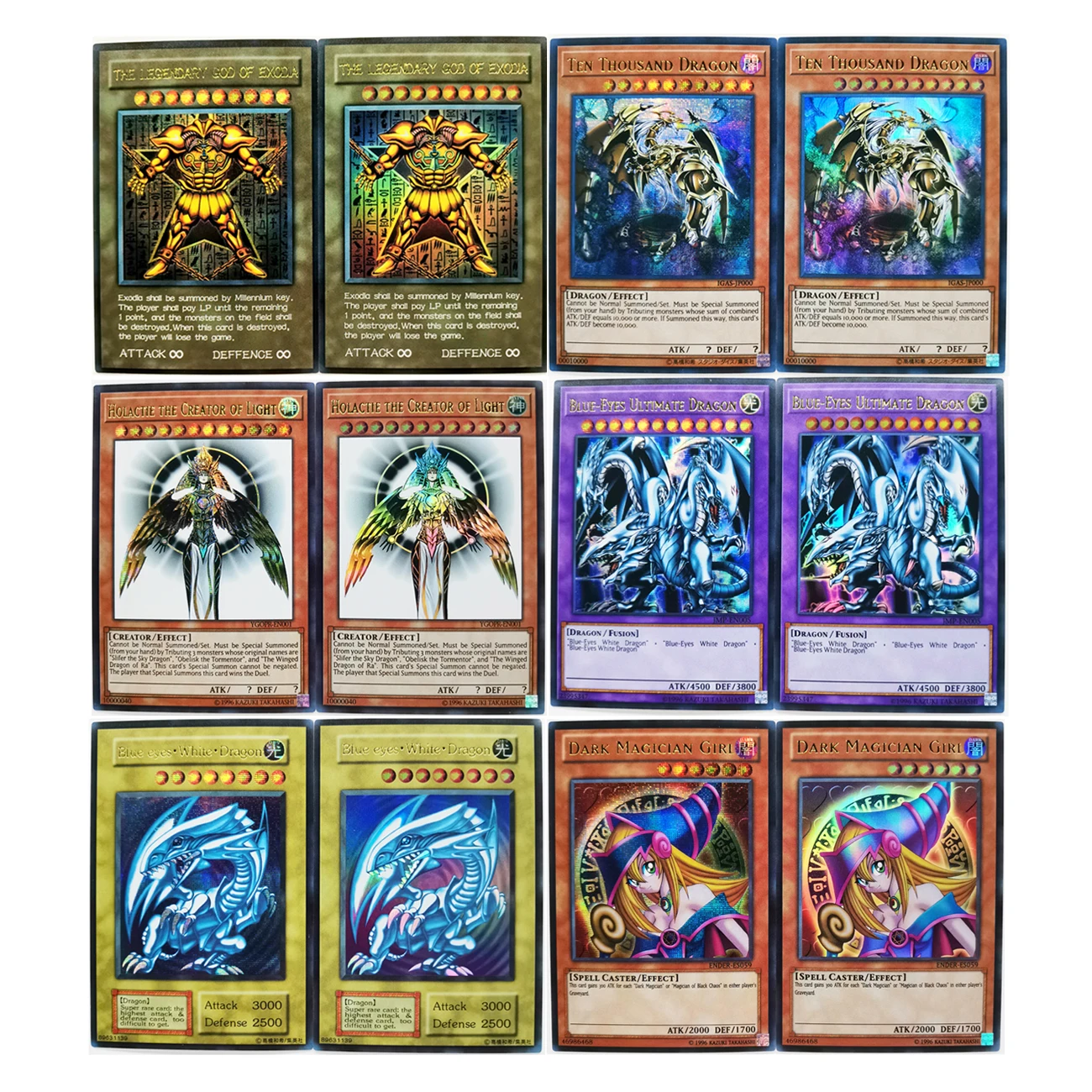 Diy-Toys Anime-Cards Thousand-Dragon Yu-Gi-Oh Collectibles-Game-Collection English Blue