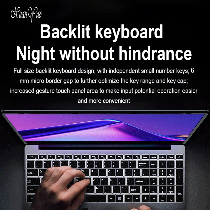 XUANYAO Laptops 15.6 1080P HD Screen Fingerprint