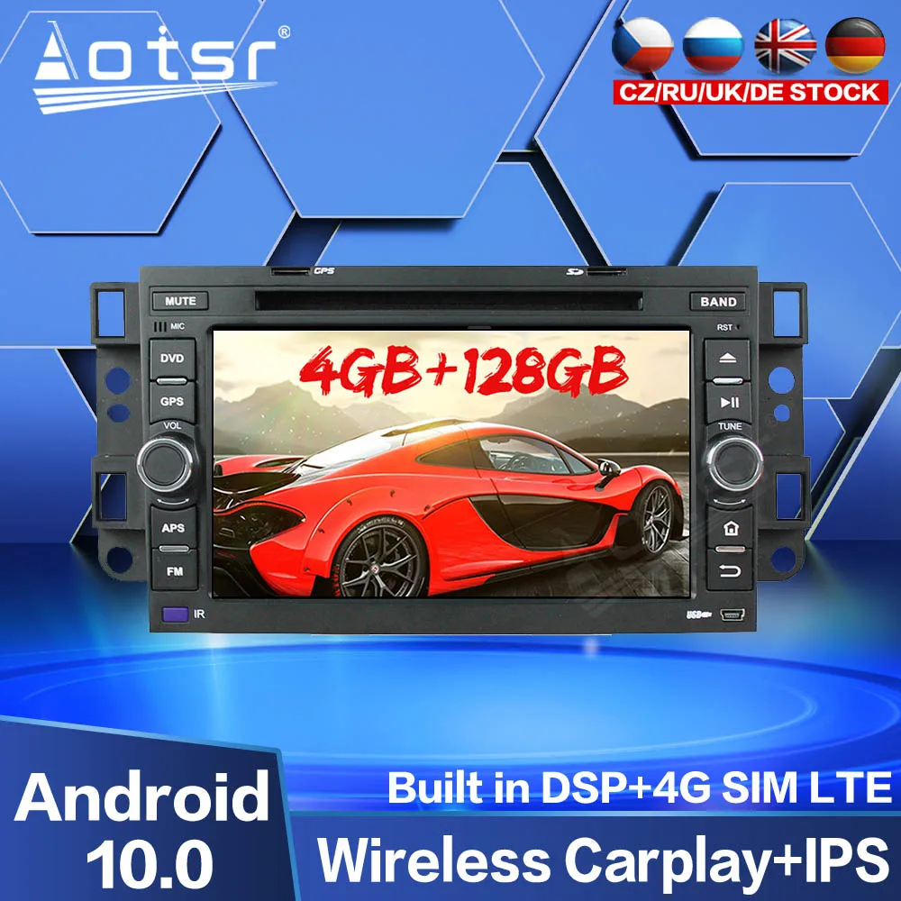 

Автомагнитола 2 din, 128 ГБ, Android 10,0 для Chevrolet Lova Captiva Gentra Aveo Epica 2006-2011, автомобильный DVD мультимедийный плеер, стерео устройство