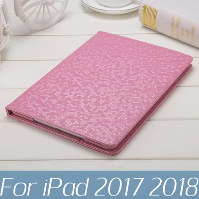 pink for iPad 2017 Для iPad 10,2 чехол 7th поколения планшет в виде ракушки для iPad mini iPad 9,7 5th 6th Air 1 2 iPad mini 5 4, 2, 3, ремешок из искусственной кожи Smart Cover - Цвет: pink for iPad 2017