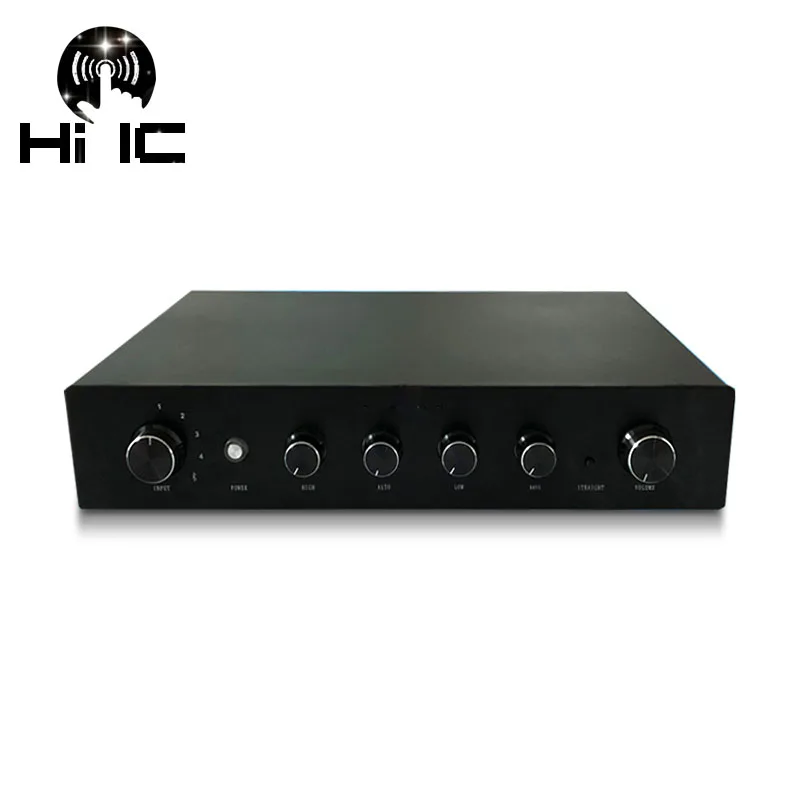Предусилитель чистого класса А, настоящий полный баланс, HiFi аудио, бас, СЧ, ВЧ-баланс, регулируемый с регулятором тона