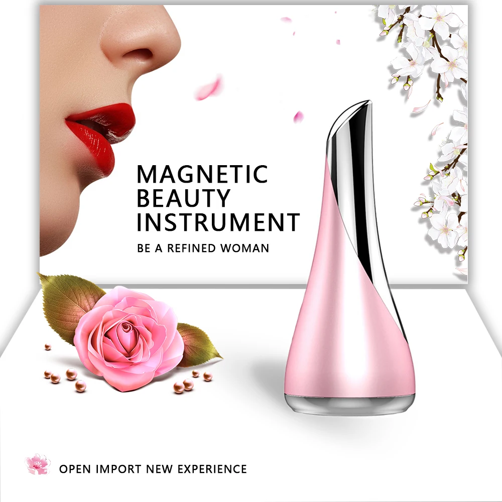 

Magnetic introduction instrument Small dumbbell micro-vibration gyro magnetic beauty instrument Beautiful eye part ion introduct