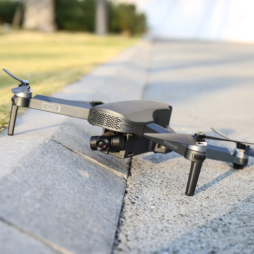 New ZLRC KUN SG908 With 3 Axis Gimbal Professional 4K Camera Brushless  Motor GPS 5G WIFI FPV RC Drone Quadcopter Support SD Card|RC Helicopters| -  AliExpress