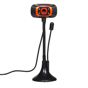 

360 Degree Driverless USB HD Webcam CMOS HD Web Camera Web Widescreen Video Built-in Microphone For PC Computer Gaming