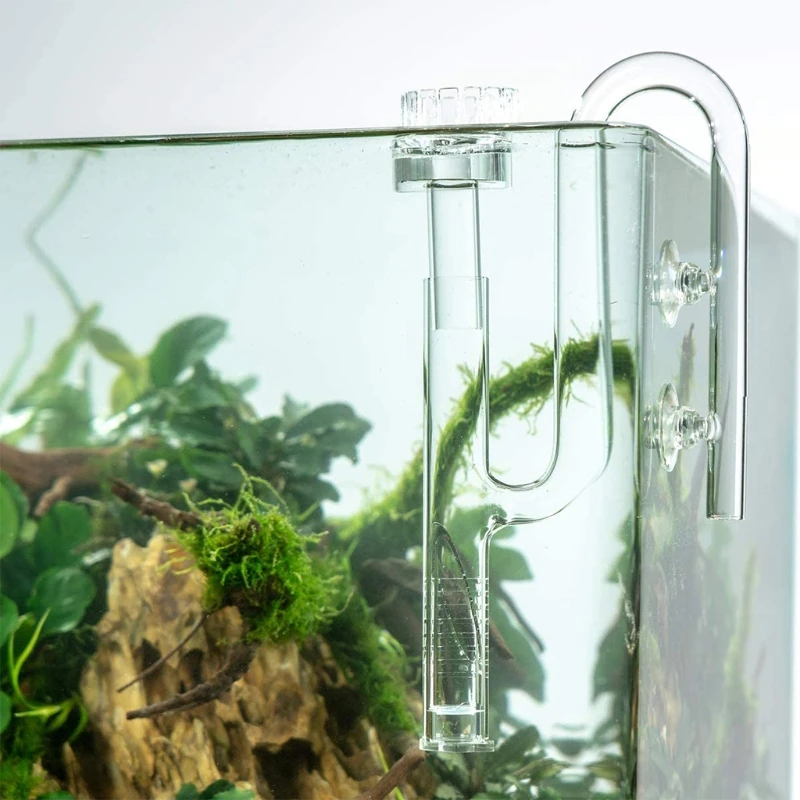 Title 8, Clear Glass Lily Pipe Outflow and Skimmer Inflo...