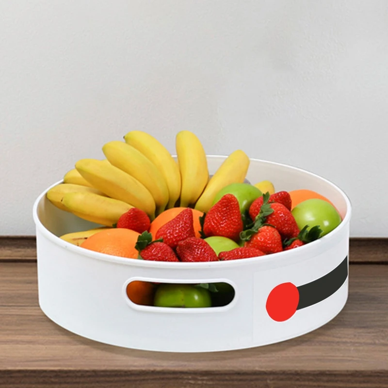 

Multi-Function Anti-Skid Storage Tray Display Storage ABS Kitchen Bathroom Rotating Anti-Skid Storage Rack