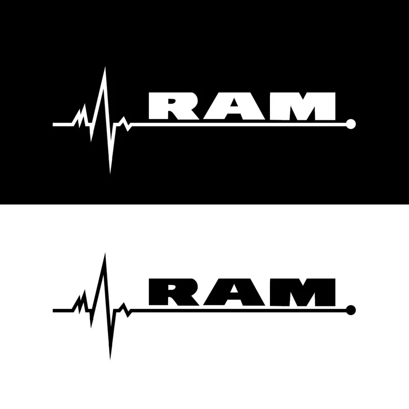 RAM 2 шт. наклейки на окна автомобиля для OPEL alfa romeo abarth lada vesta Renault koleos suzuki swift hyundai Tucson DACIA сиденье FR octavia - Название цвета: RAM