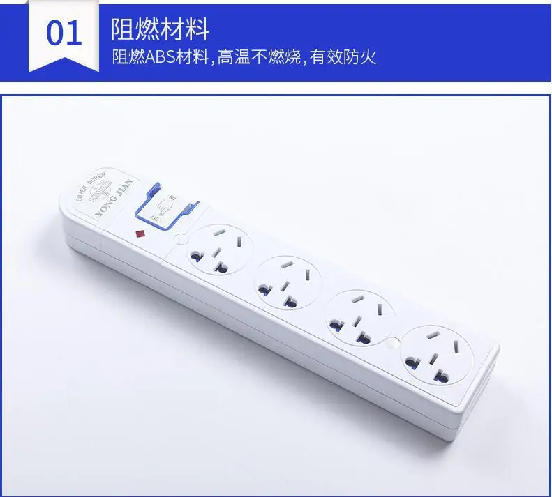 New GB 10A6 Bit Light Included High-Power with Protective Door Power Supply Socket Wireless Inserts And Arranges Household Wirin