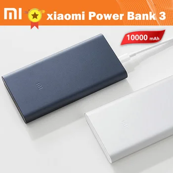 

Original Xiaomi Battery Charger Power Bank 3 PLM13ZM 10000mAh Fast Charging Quick Charging Fast Charge Version QC Charger