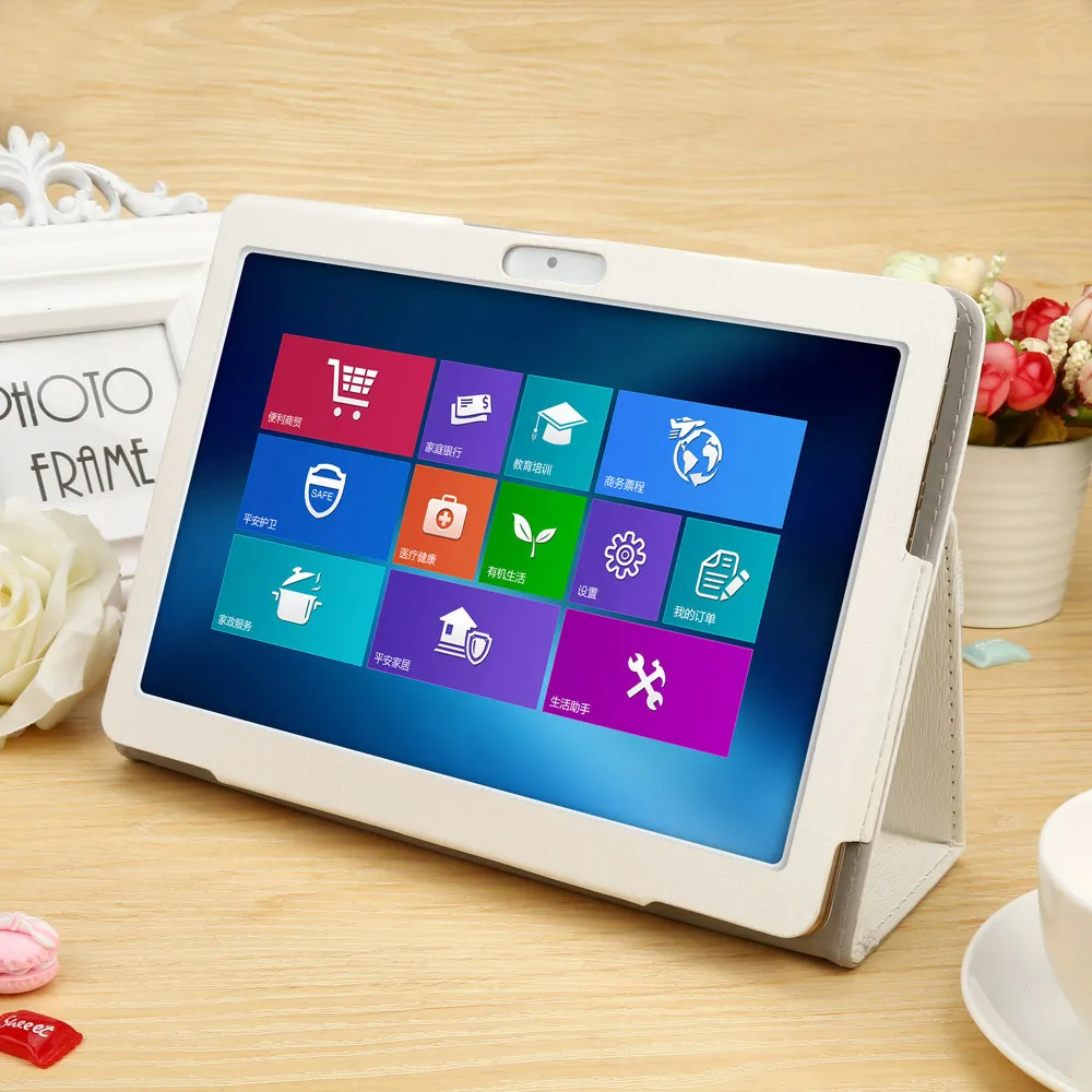 CARPRIE универсальный кожаный чехол-книжка с подставкой для 10 ''10,1 дюймов Android Tablet PC защитный PU флип смарт-чехол#908