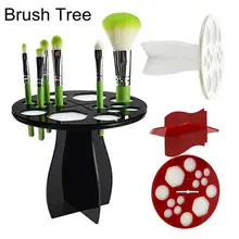 Практичная сушилка для кистей сушилка Органайзер Вешалка Держатель Макияж косметическая стойка простой дизайн, много отверстий и сделает ваш