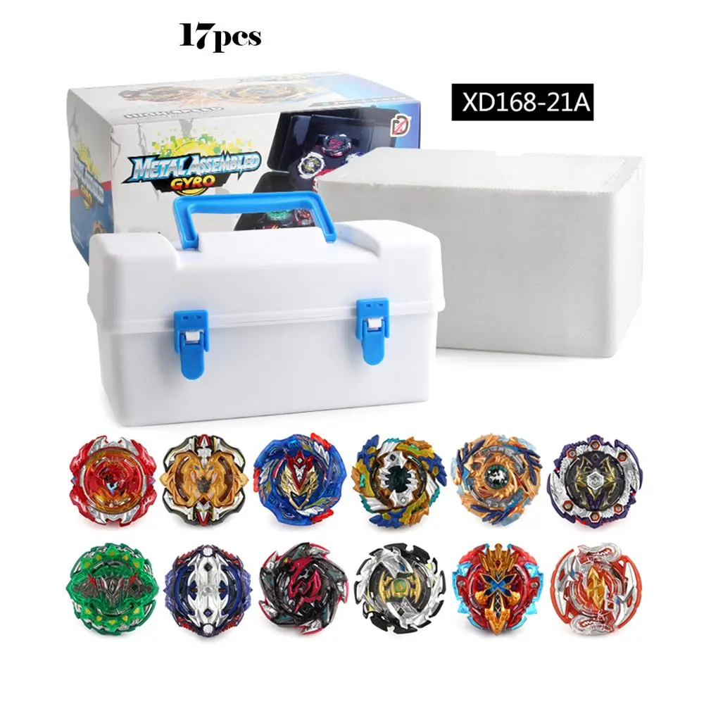 17-Piece Set Of Pop Rolling Toy Kit Assembly Explosion Multiple Styles Rolling Children'S Toy Storage Box