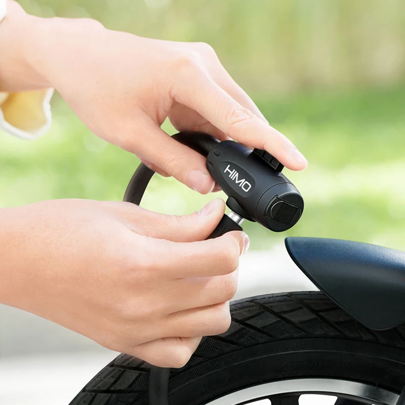 HIMO L150 Электрический самокат складной замок безопасности lockBicycle строчка портативный складной кабель замок безопасности
