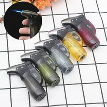 Gas Lighter Creative Metal Lighters Small Spray Gun Windproof Cigarette Lighter Butane Micro Torch Camping Outdoor Fire