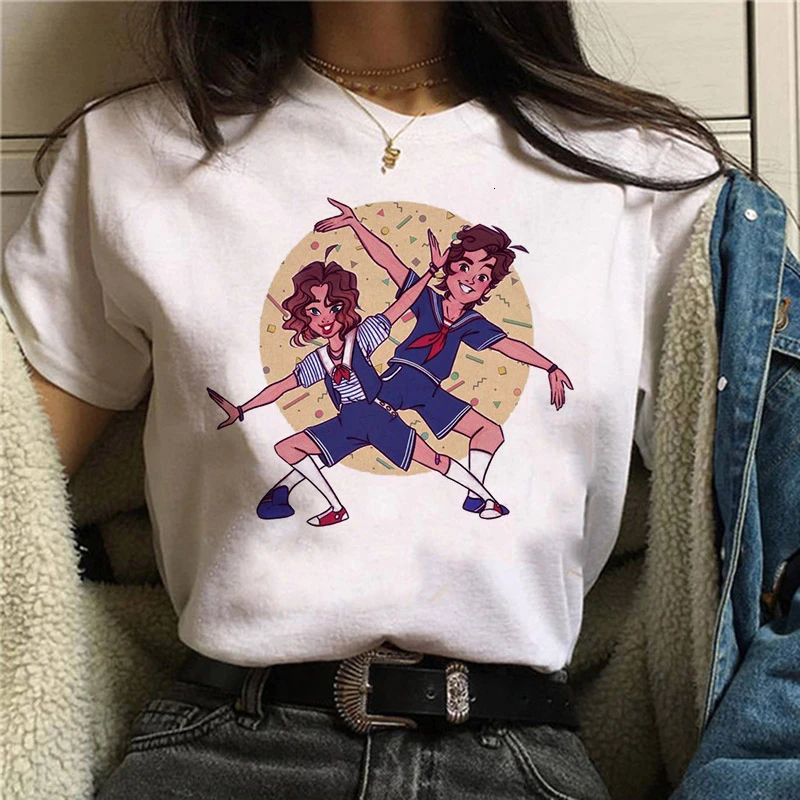 Stranger Things season 3 T Shirt Women Upside Down Tshirt Eleven Female Graphic grunge T-shirt femme tee Shirts funny clothing