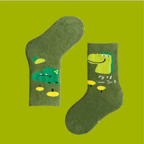 Children's kids socks Autumn and winter cartoon animal terry socks thick socks - Цвет: 20